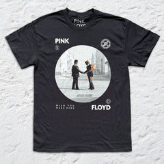 Pink Floyd - Man on Fire Circle - Black T-shirt