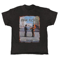 Pink Floyd - Wish You Were Here Burning Man - Black Vintage T-shirt