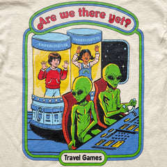 Steven Rhodes - Are We There Yet - Cream T-shirt