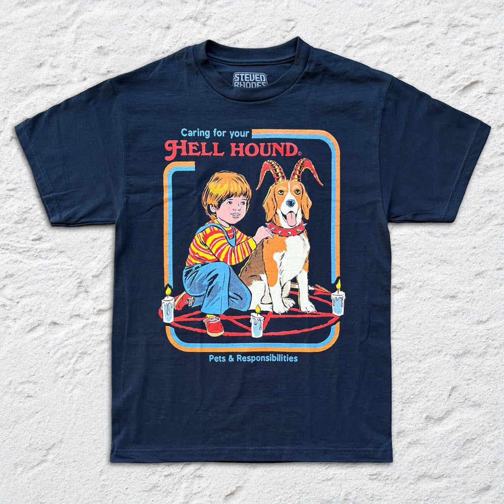 Steven Rhodes - Hell Hound - Navy T-shirt
