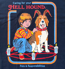 Steven Rhodes - Hell Hound - Navy T-shirt