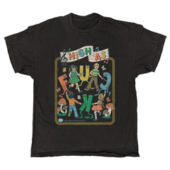 Steven Rhodes - High As F*#k - Black Vintage T-shirt