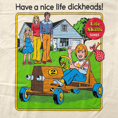 Steven Rhodes - Have a Nice Life - Cream T-shirt