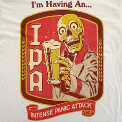 Steven Rhodes - Intense Panic Attack - White T-shirt