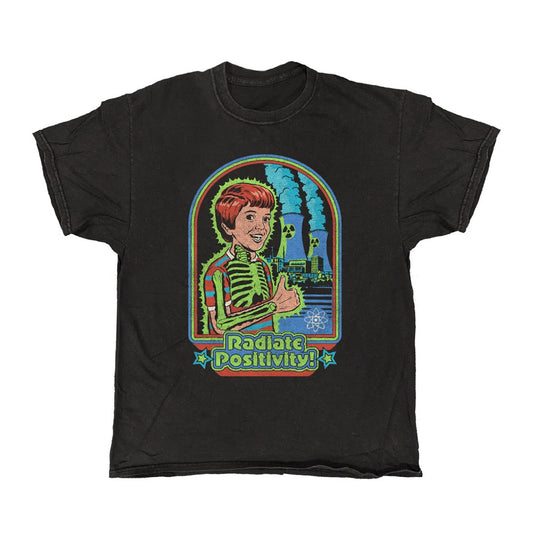 Steven Rhodes - Radiate - Black Vintage T-shirt