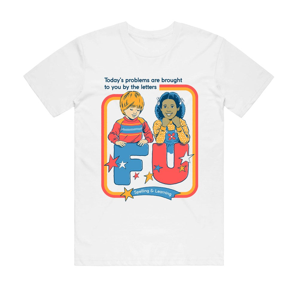 Steven Rhodes - Today's Problems - White T-shirt