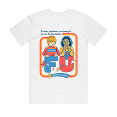Steven Rhodes - Today's Problems - White T-shirt