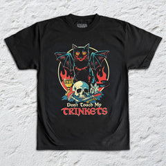 Steven Rhodes - Trinkets - Black Garment-dyed T-shirt