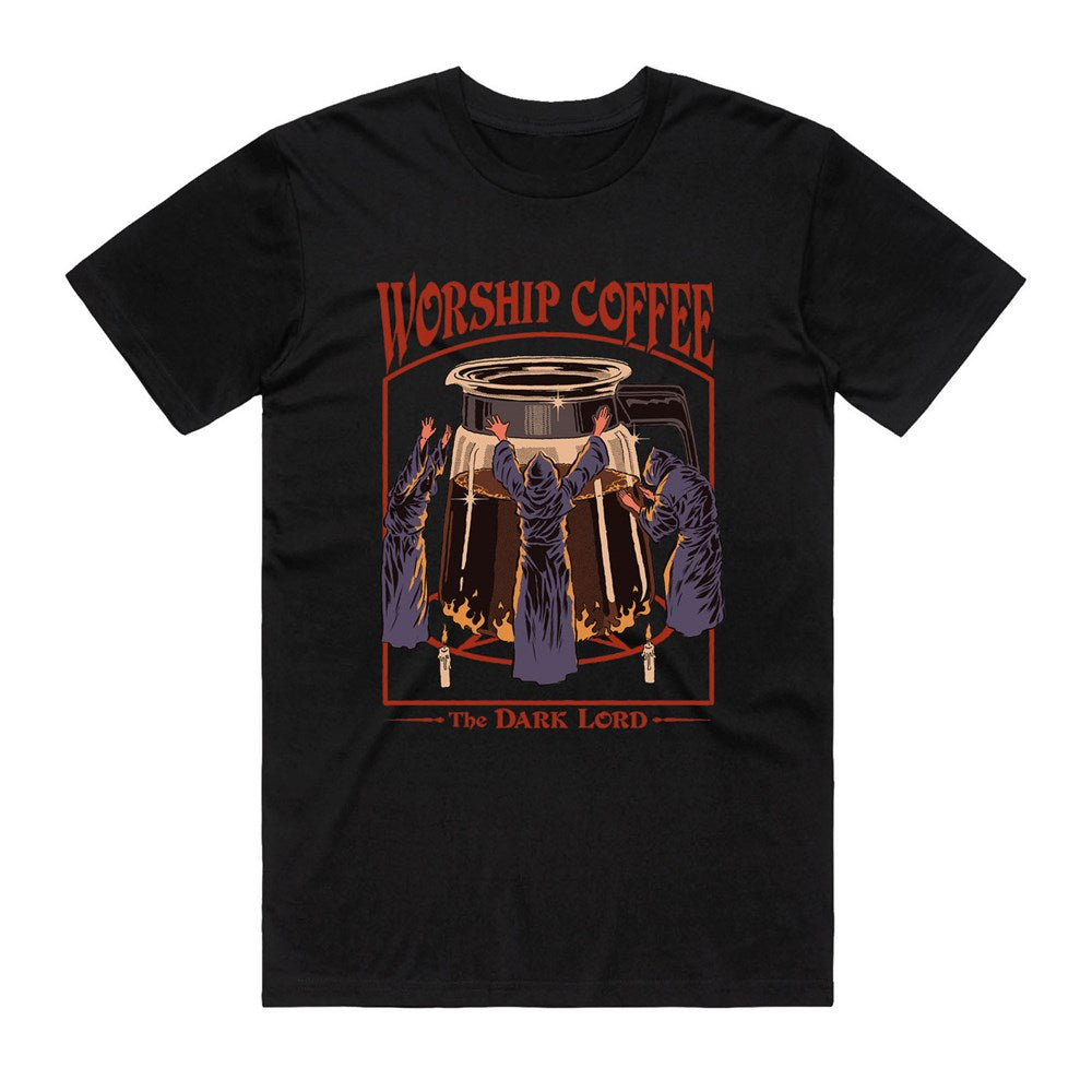 Steven Rhodes - Worship Coffee - Black T-shirt