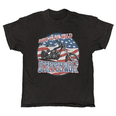 Steppenwolf - Born To Be Wild Easy Rider - Black Vintage T-shirt