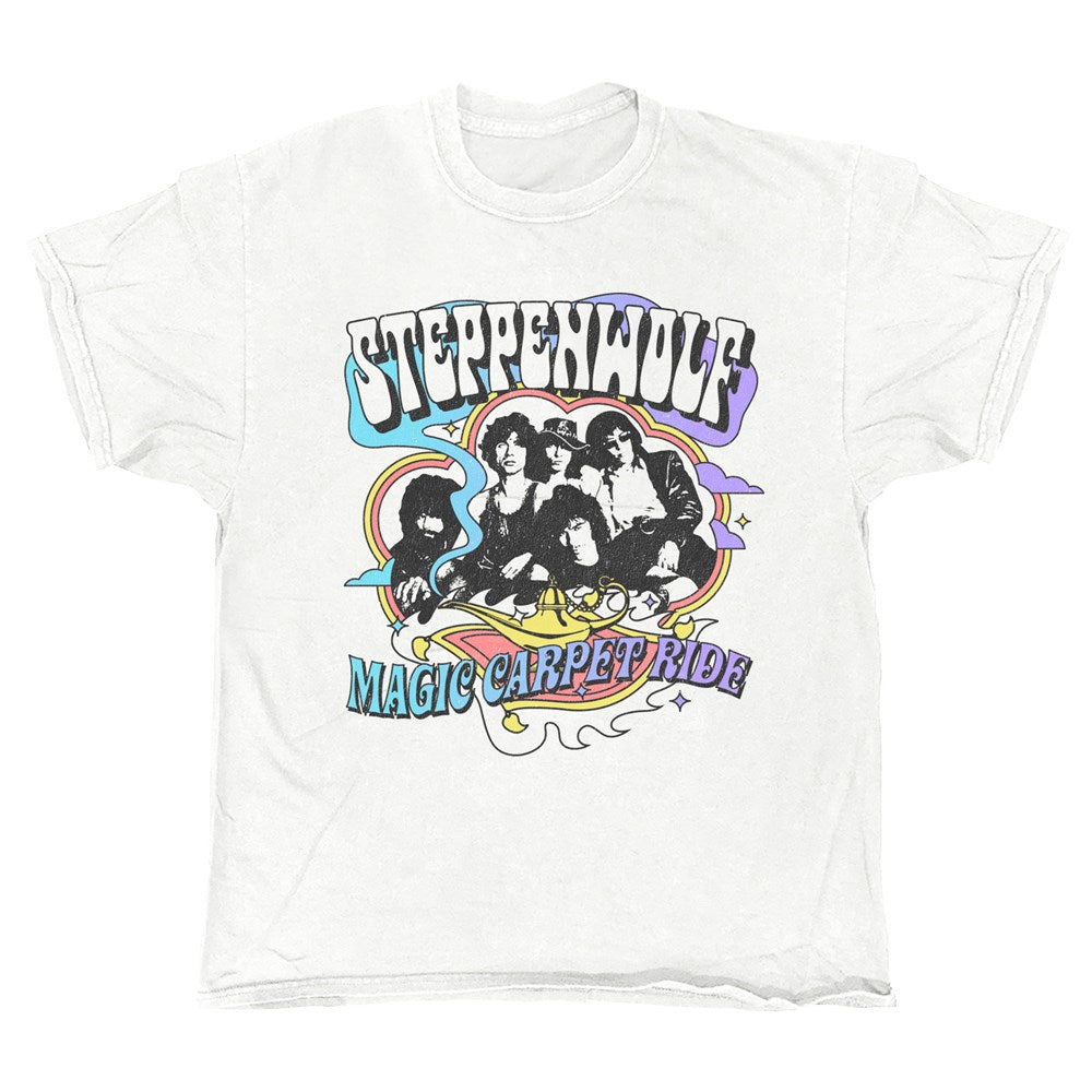 Steppenwolf - Magic Carpet Ride Lantern - White Vintage T-shirt