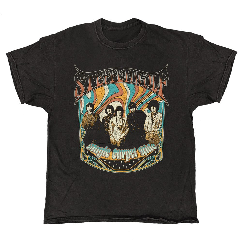 Steppenwolf - Psychadelic Magic Carpet - Black Vintage T-shirt
