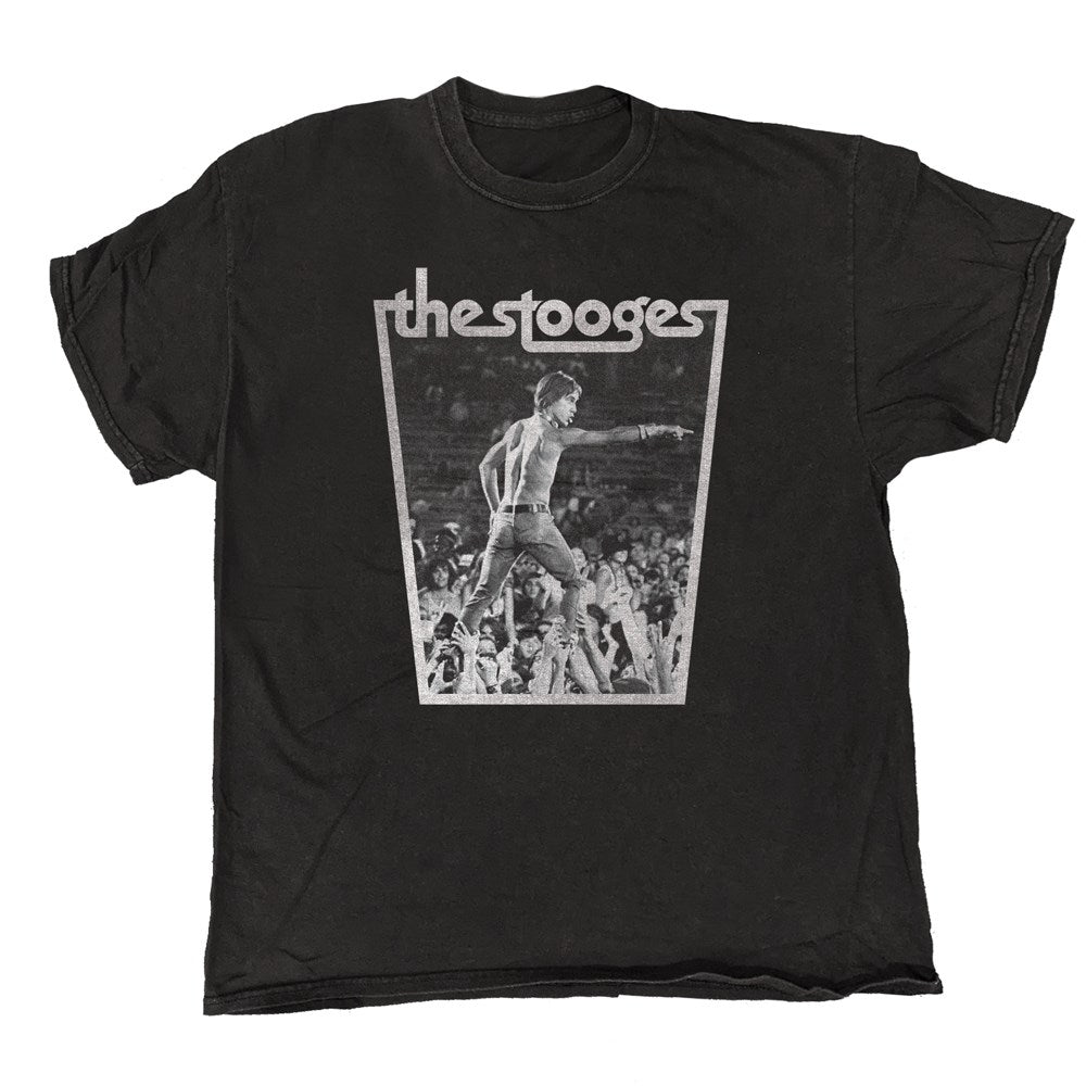 The Stooges - Crowd Walk - Black Vintage T-shirt