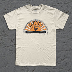 Sun Records - Messy Logo - Natural T-shirt