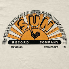 Sun Records - Messy Logo - Natural T-shirt