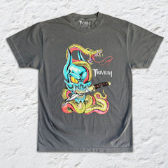Trivium - Pointed Skull Blade - Faded Black T-shirt