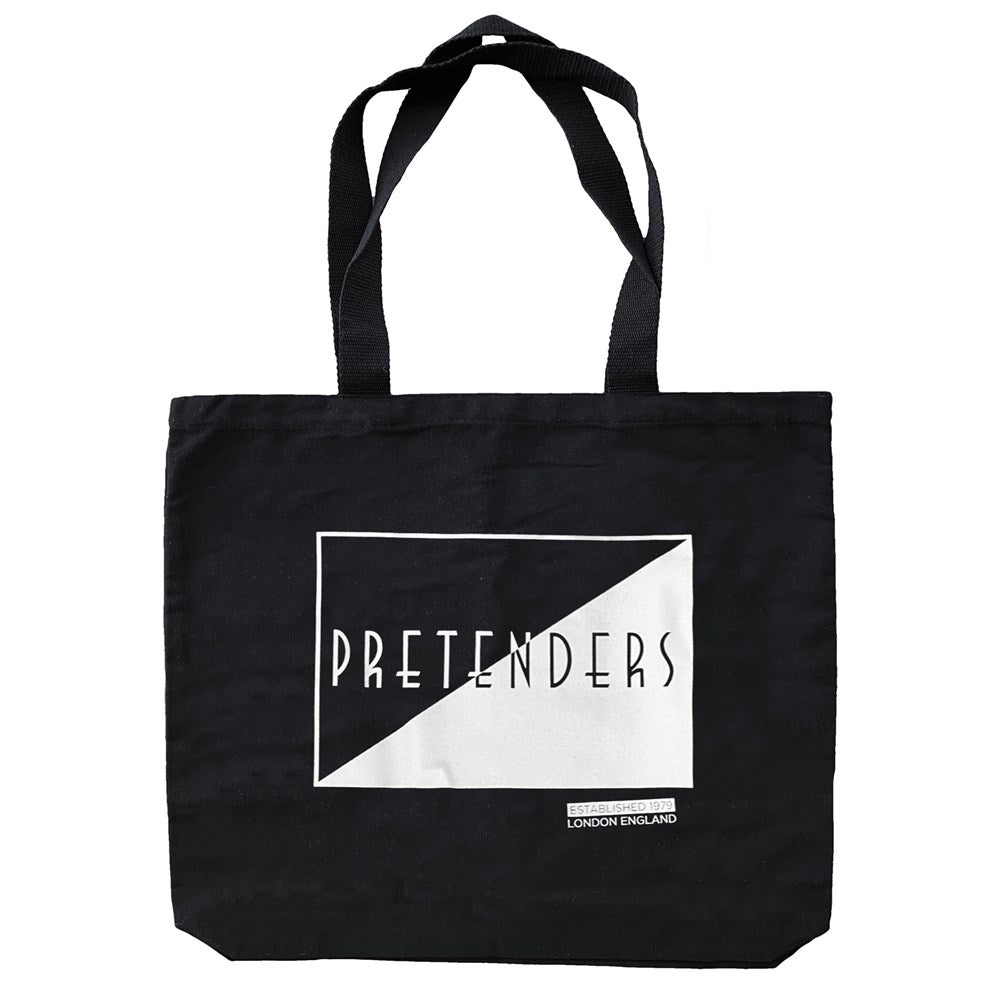 The Pretenders - Diagonal - Black Tote Bag Official Merchandise Store