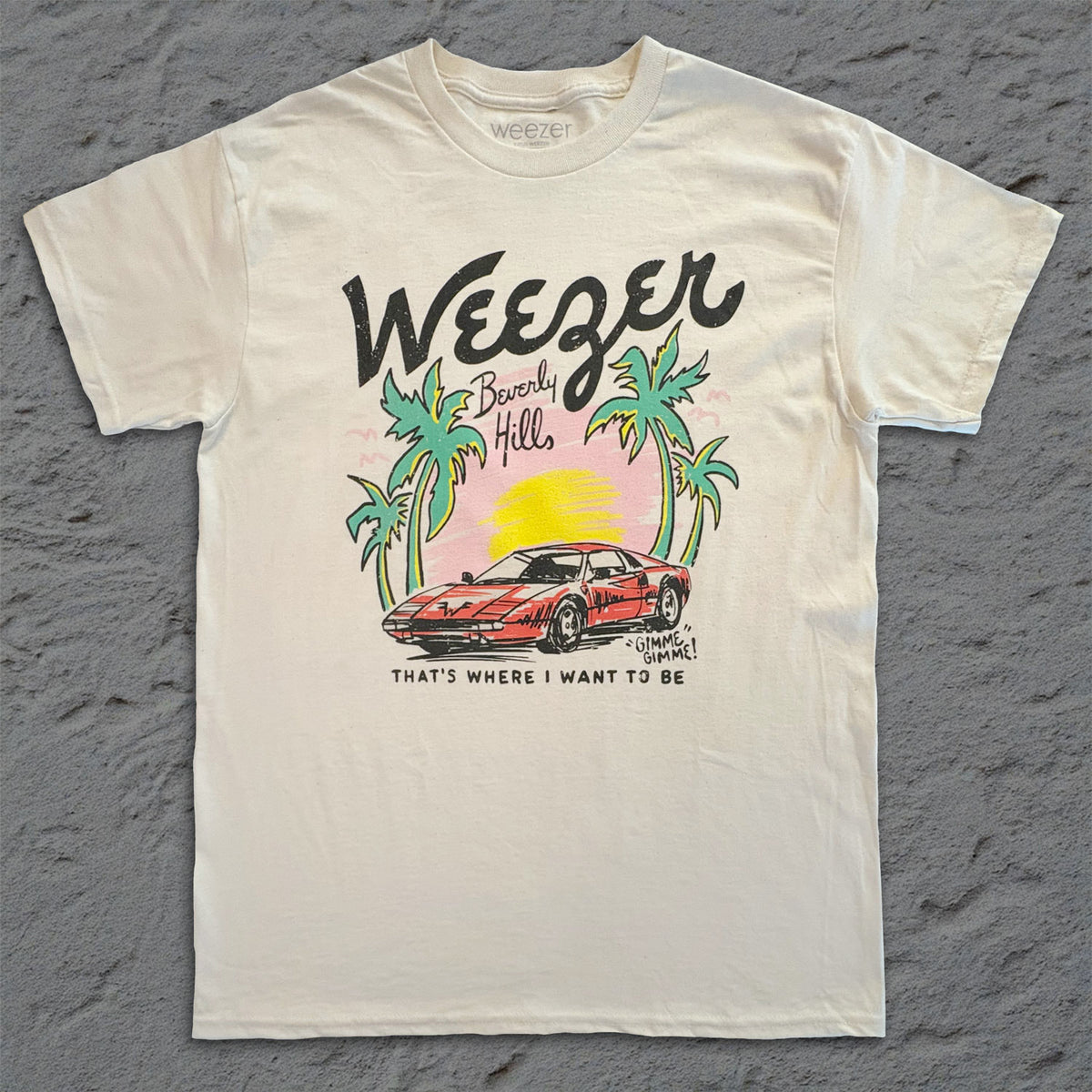 Weezer - Beverly Hills - Natural T-shirt