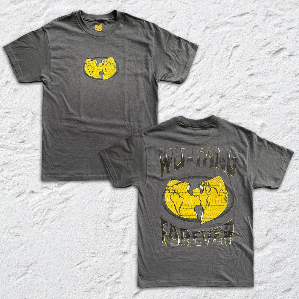 Wu-Tang Clan - Forever Globe - Charcoal T-shirt