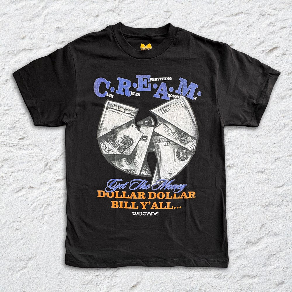 Wu-Tang Clan - Cream Dollar - Black T-shirt