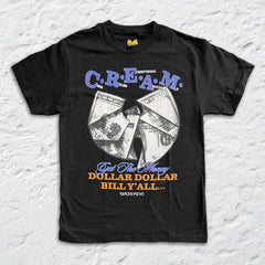 Wu-Tang Clan - Cream Dollar - Black T-shirt