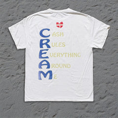 Wu-Tang Clan - Cream - White Vintage T-shirt