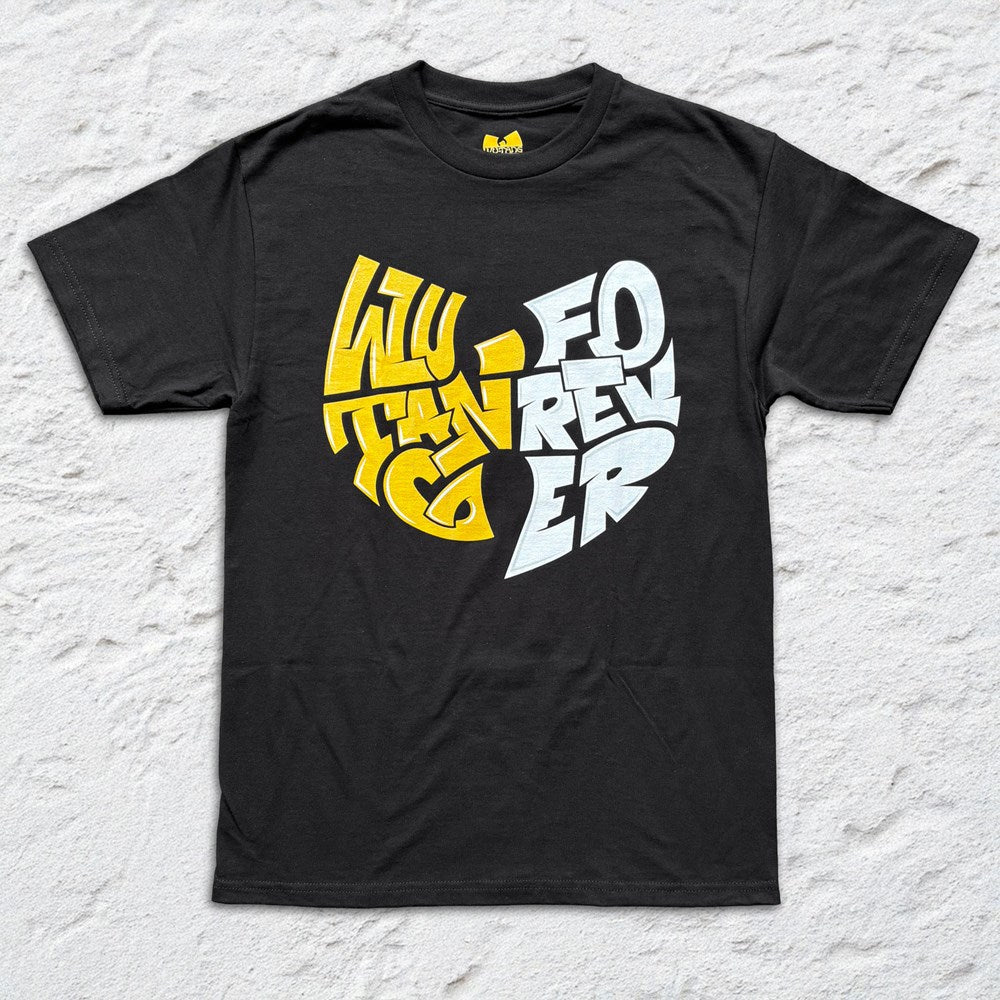 Wu-Tang Clan - Stacked Graffiti - Black T-shirt