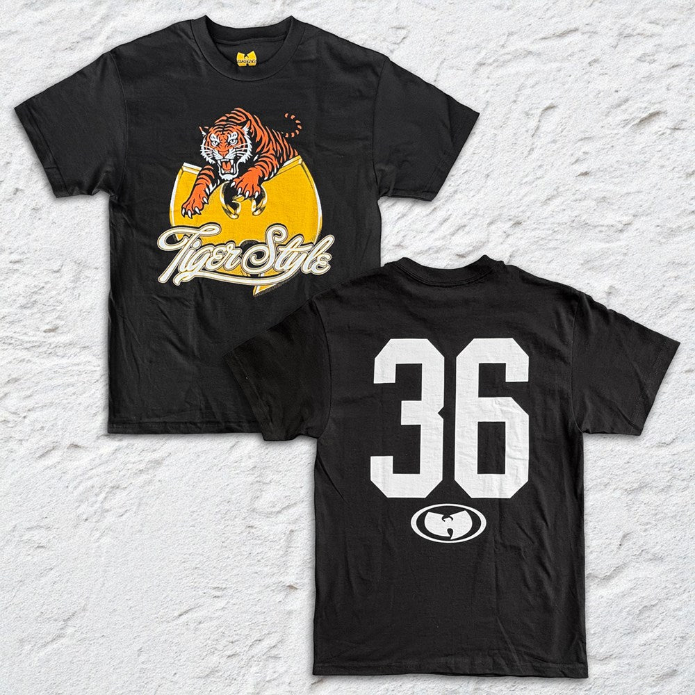 Wu-Tang - Tiger Style - Black T-shirt