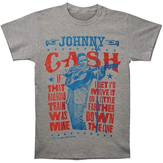 Johnny Cash - Handbill - Heather Grey T-shirt