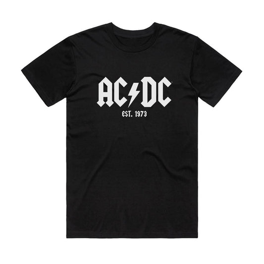 AC/DC - Est 1973 - T-shirt Black