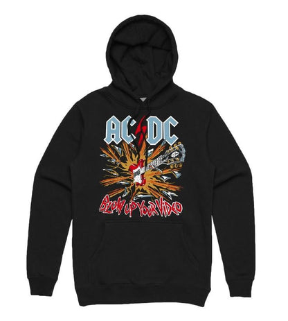 AC/DC - Blow Up Your Video Black Unisex Pullover Hood