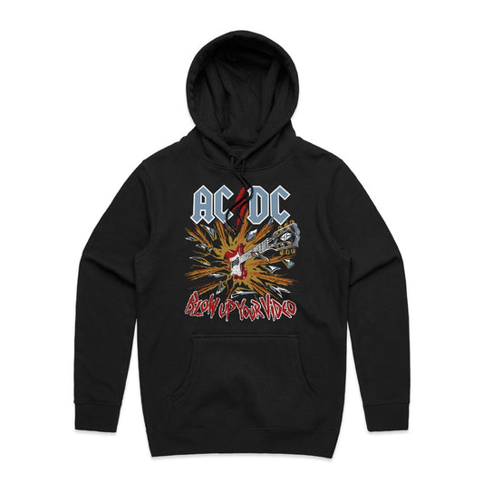 AC/DC - Blow Up Your Video Black Unisex Pullover Hood