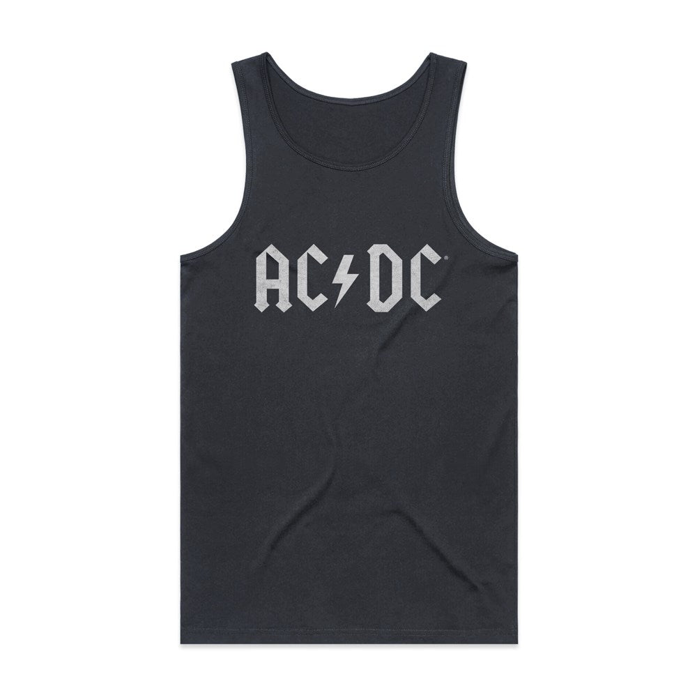 AC/DC - White Logo Black Tank