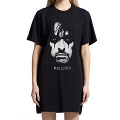 Alice Cooper - Portrait - Womens Black Dress