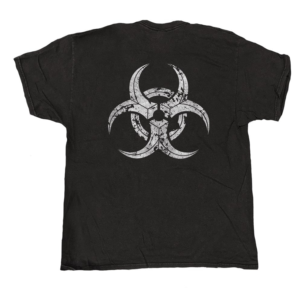 Biohazard - Gasmask - Vintage Wash T-shirt Black