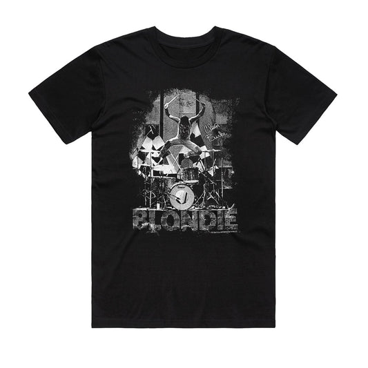 Blondie - Clem Burke T-shirt - Black (Limited Tour Item)
