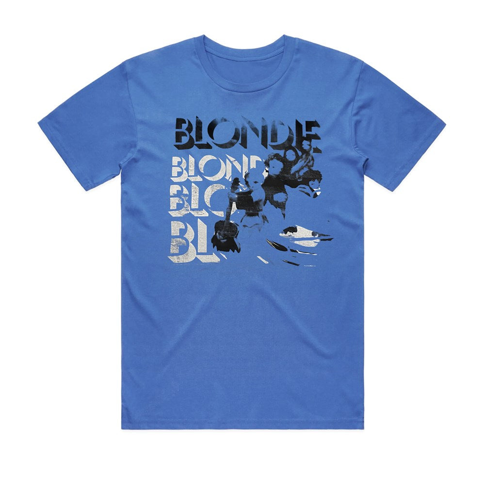Blondie - Stacked T-shirt - Blue (Limited Tour Item)