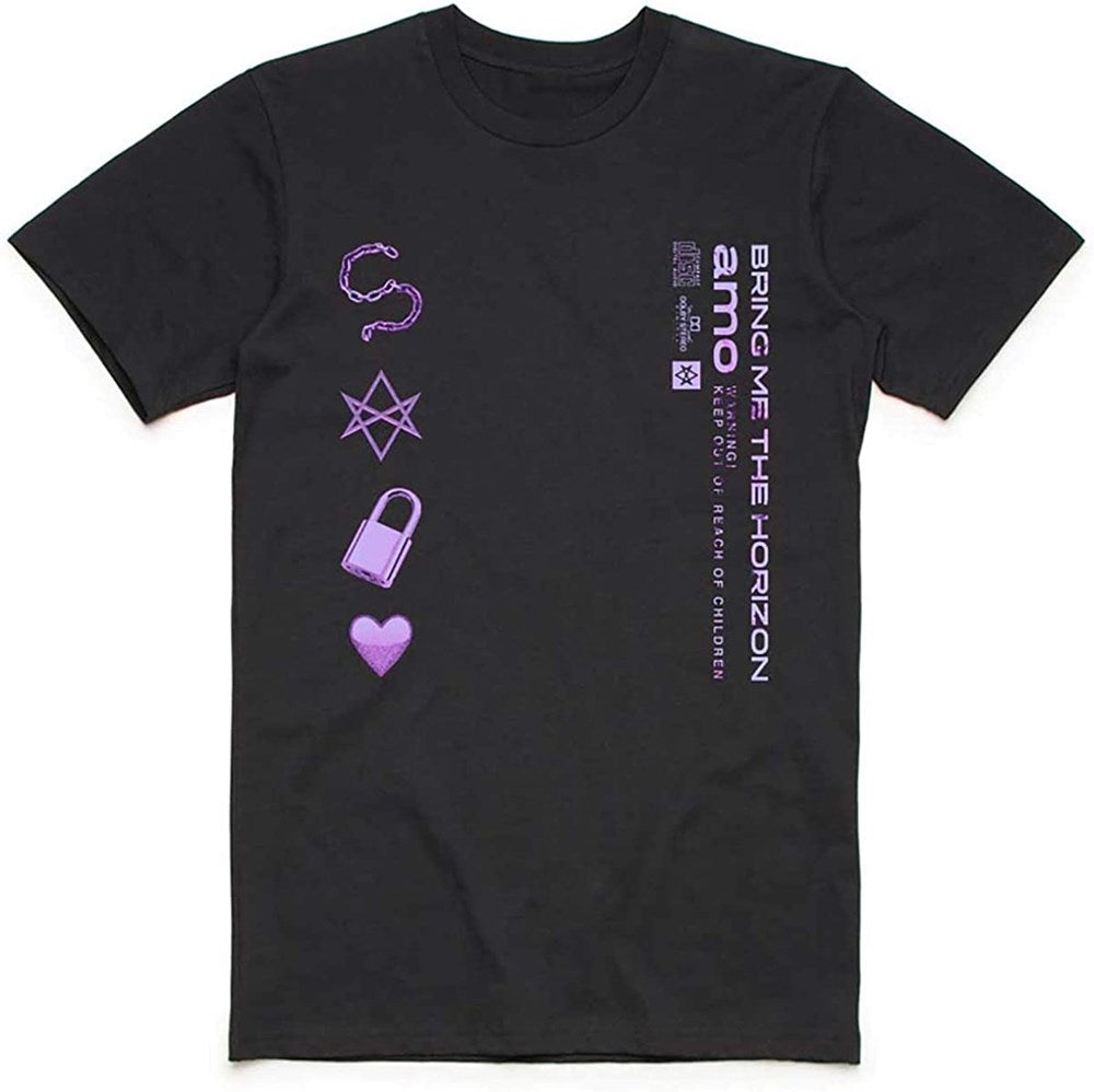 Bring Me The Horizon - AMO Symbols - Black T-shirt