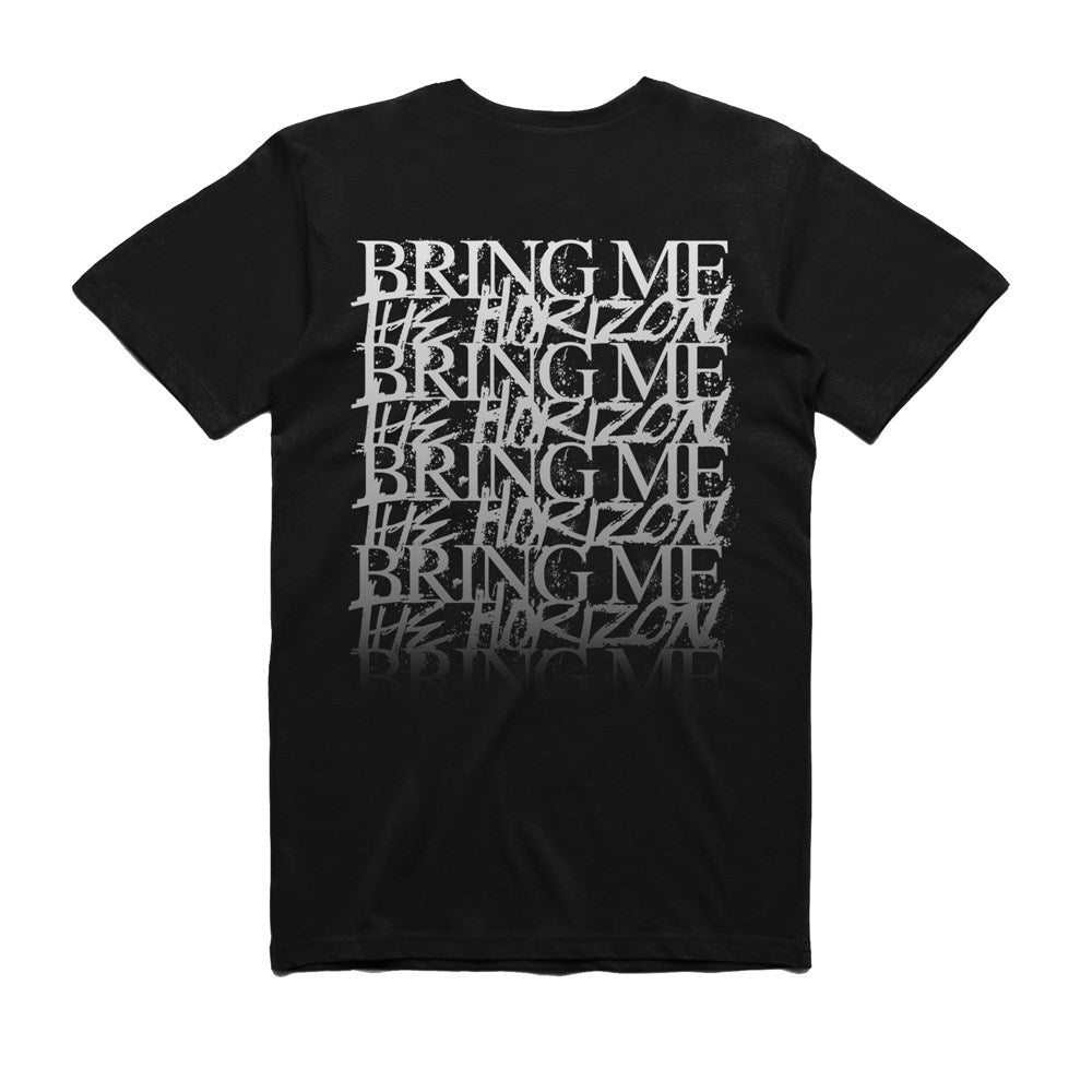 Bring Me The Horizon - Stacked Logo - Black T-Shirt