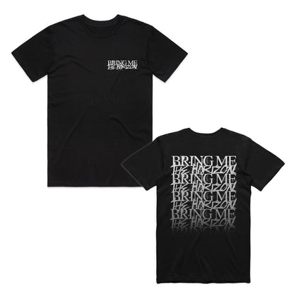 Bring Me The Horizon - Stacked Logo - Black T-Shirt