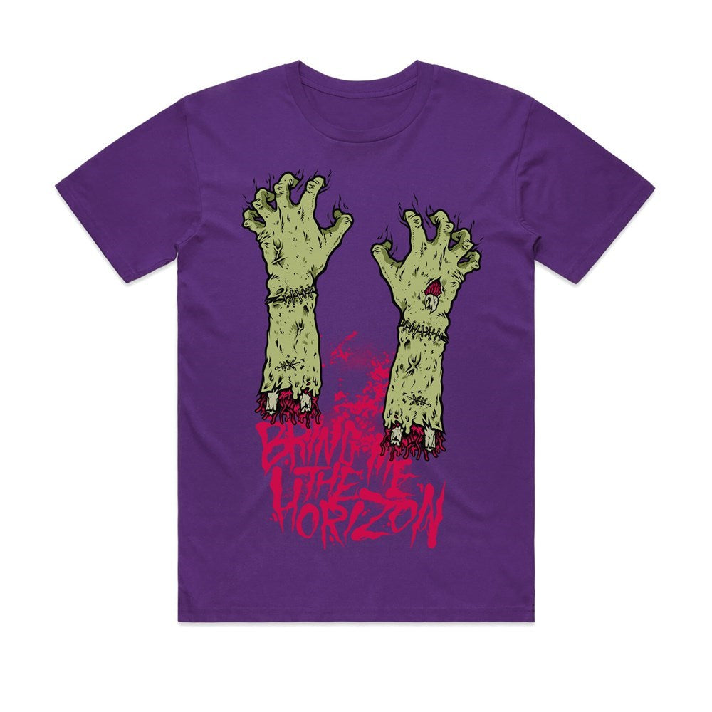 Bring Me The Horizon - Zombie Hands - Purple T-shirt