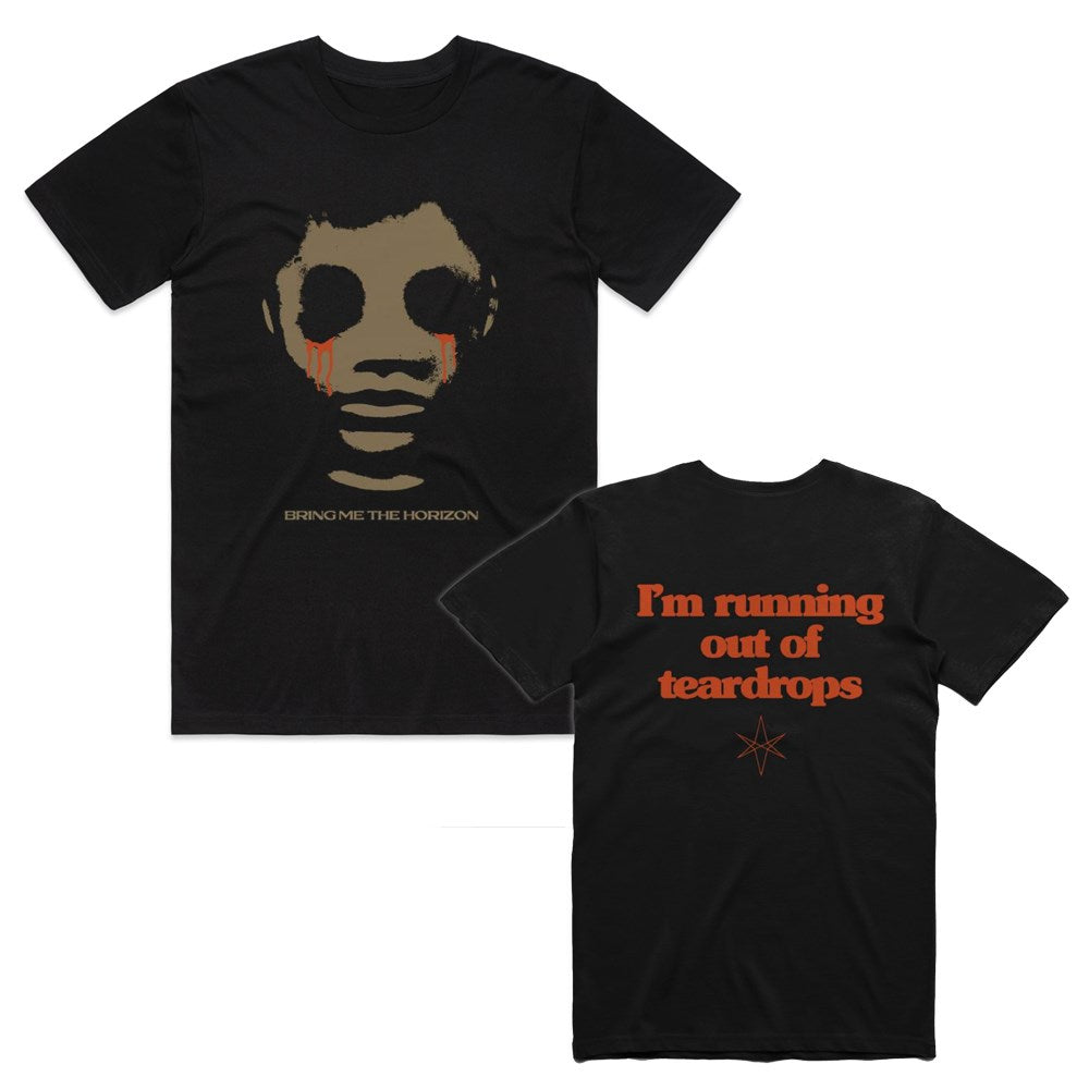 Bring Me The Horizon - Tear Drops - Black T-shirt