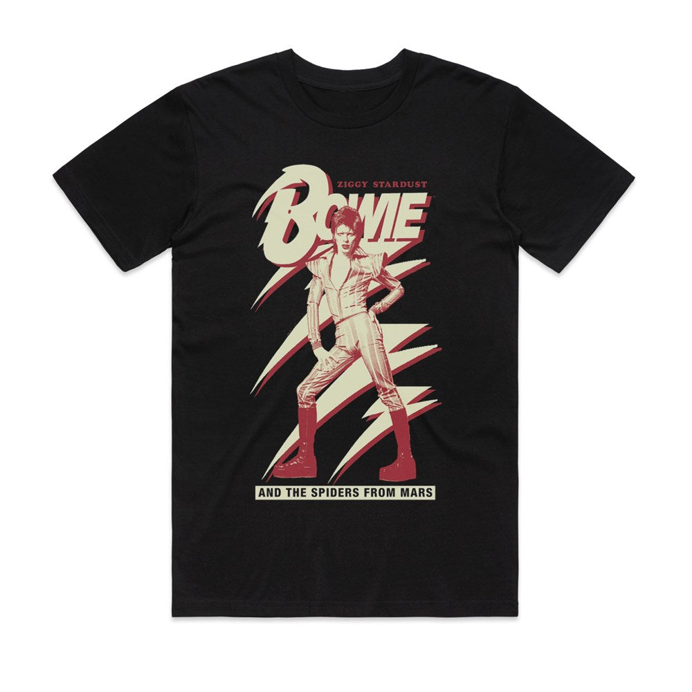David Bowie - Spiders from Mars T-shirt Black