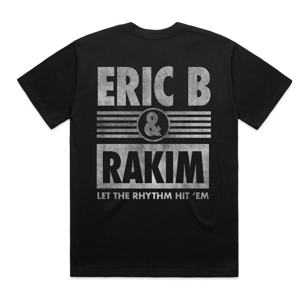 Eric B & Rakim - Rhythm - Heavy T-shirt Black