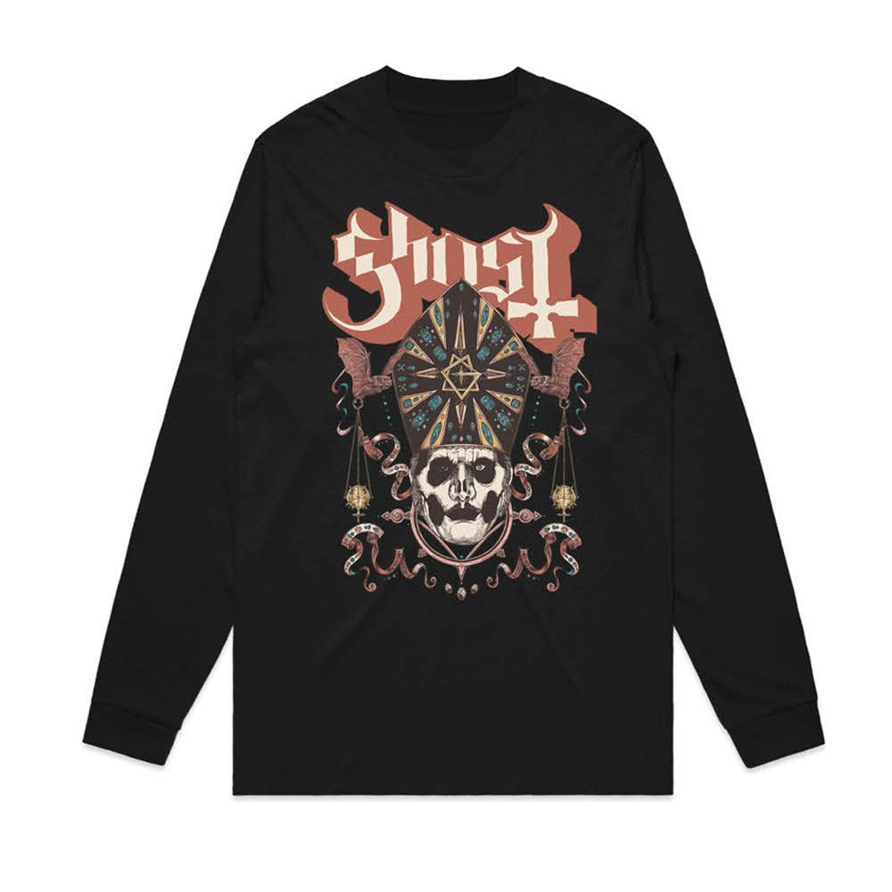 Ghost - Bats - Long Sleeve T-shirt Black