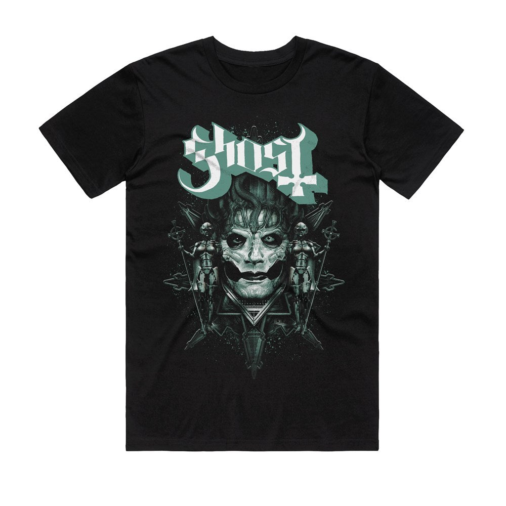 Ghost - Cyberpapa - Black T-shirt