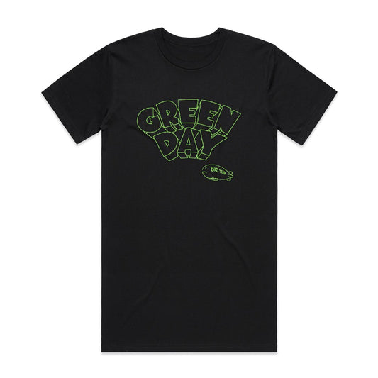 Green Day - Bad Year - Tall T-shirt Black