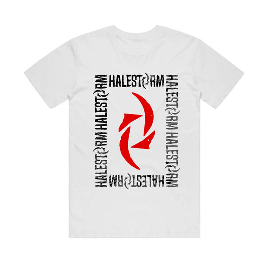 Halestorm - Text Frame - T-shirt White