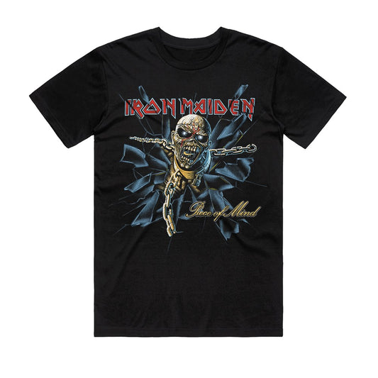Iron Maiden - POM Shattered - Black T-shirt