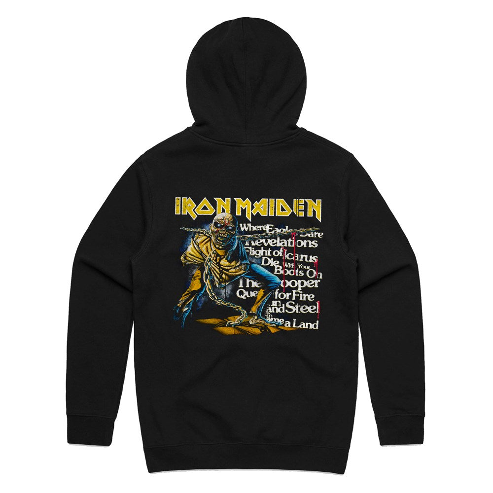 Iron Maiden - POM Tracklist - Black Hoodie